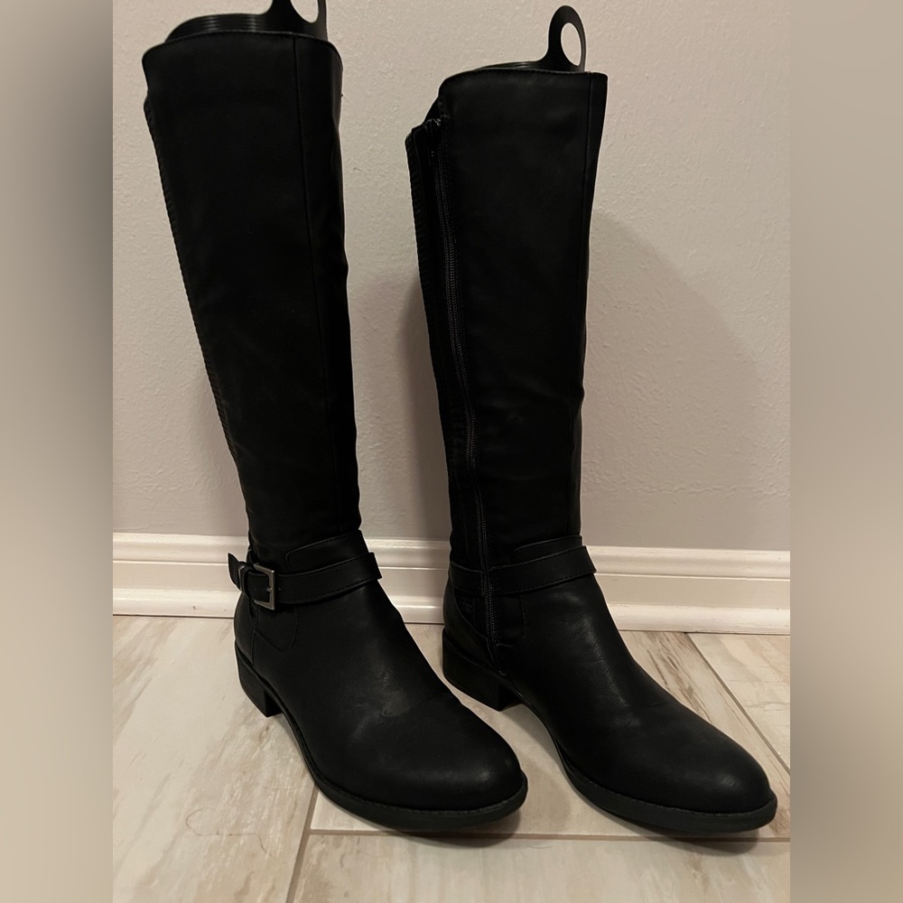 Style & Co Macys Tall Black Boots